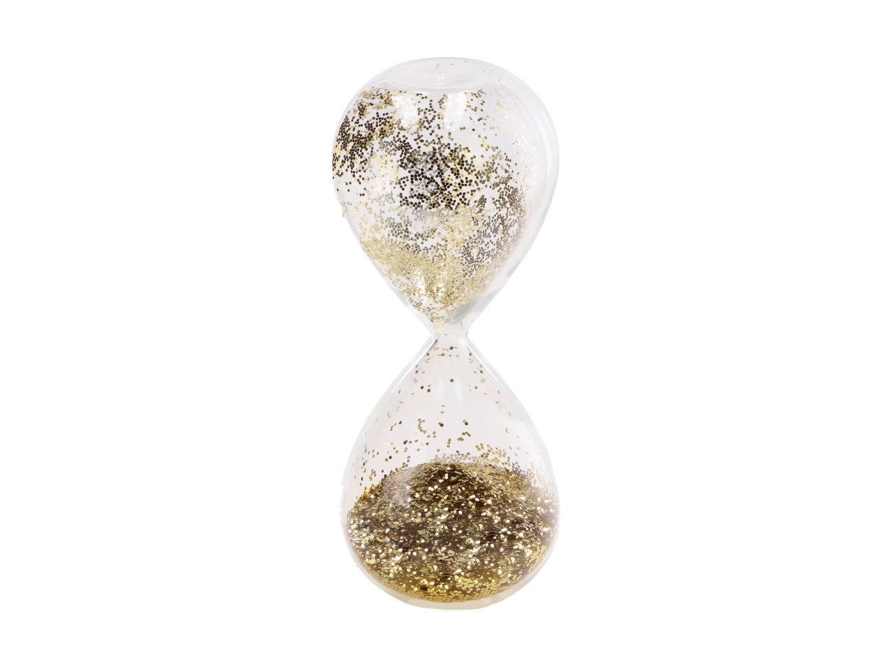 Clessidra in vetro d.8xh20cm, 2 assortimenti di colore