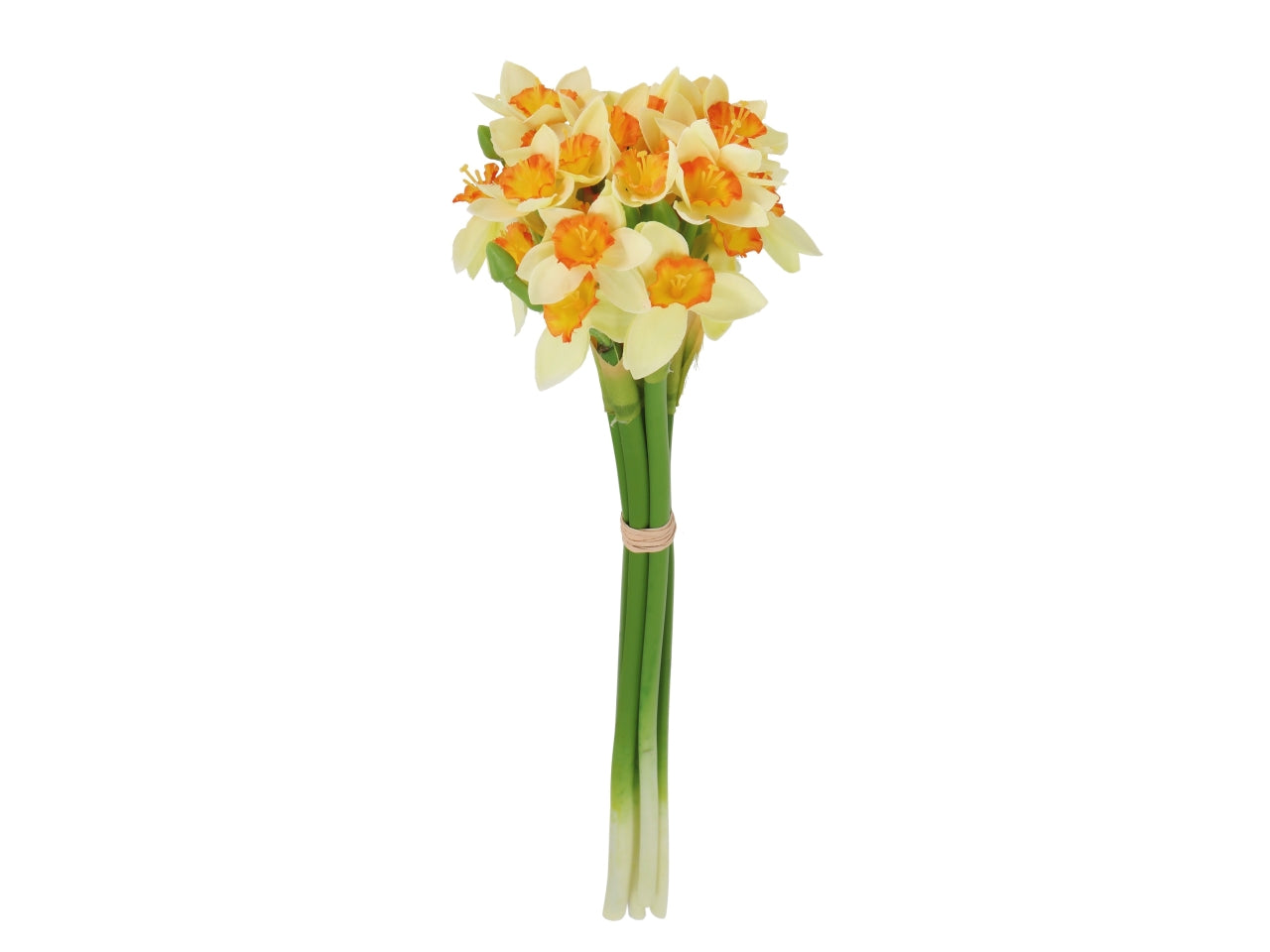 Bouquet di narcisi da 27cm con 30 fiori in 3 varianti di colore