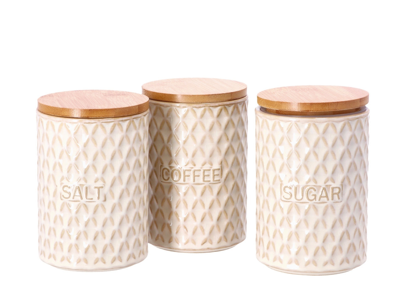 Barattolo in porcellana con coperchio 10xh15cm beige, assortiti