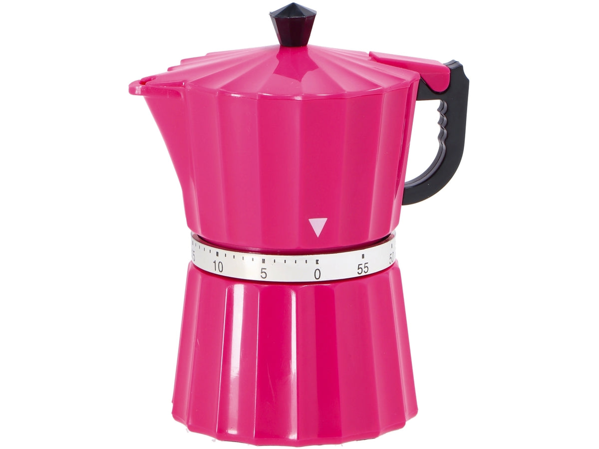Timer da cucina caffettiera 9x6,5xh11cm, 4 colori assortiti