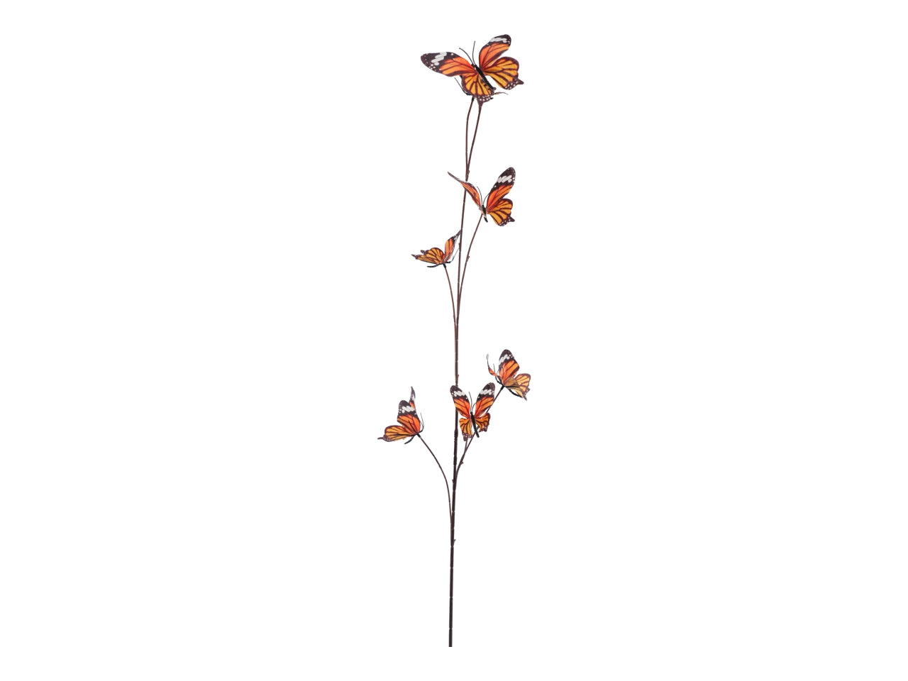 Tralcio 105cm con 7 farfalle arancio