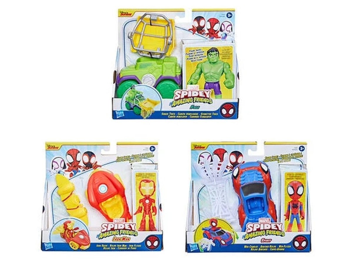 Spidey veicolo con personaggio e accessori ast $