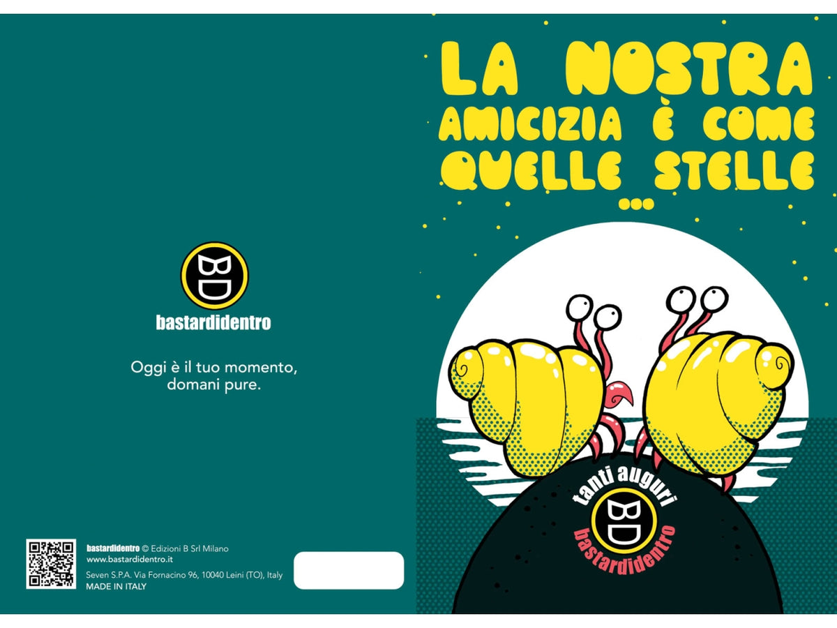Biglietto ricorrenze bastardidentro greetings