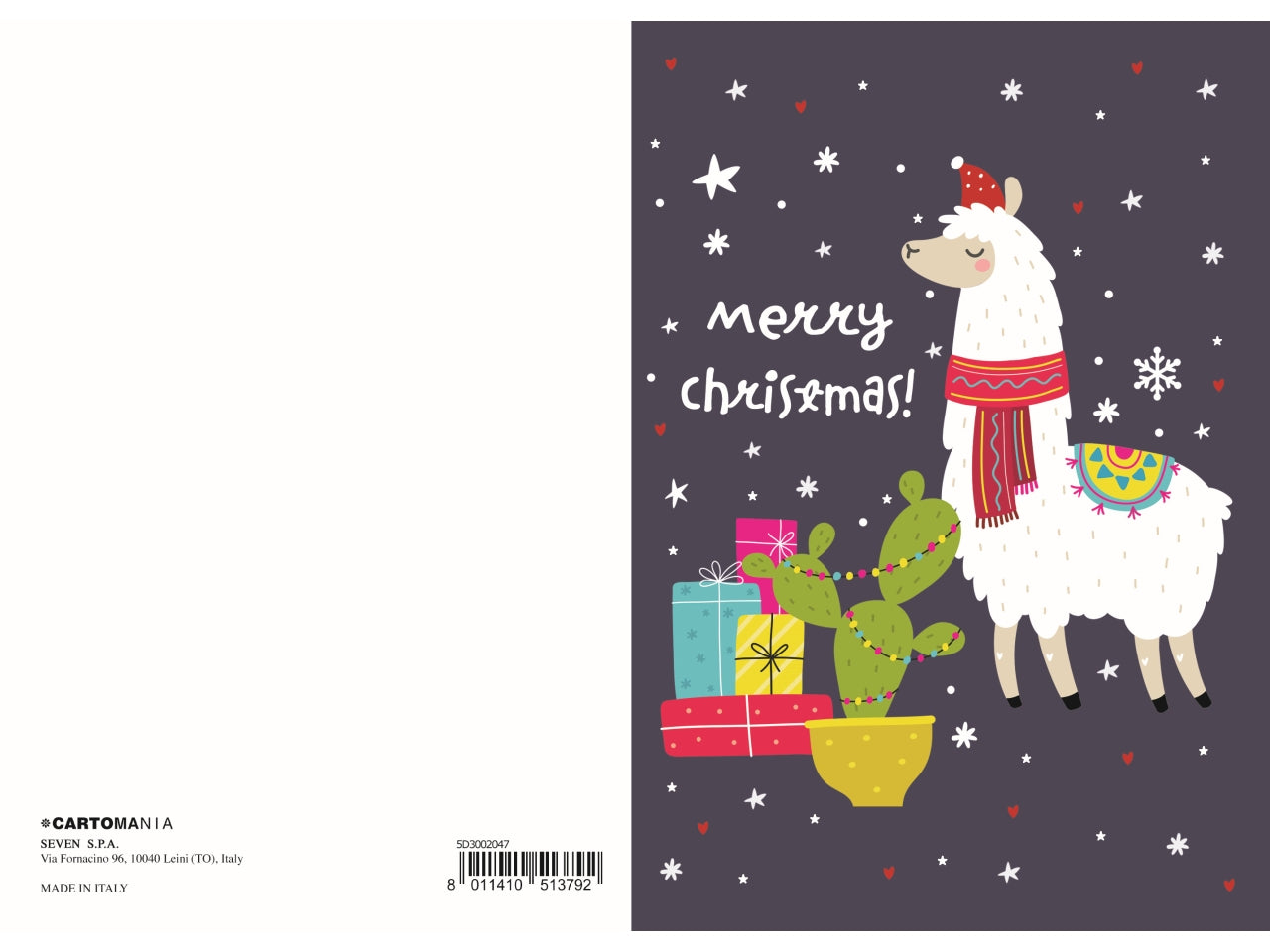 Biglietto natale glitter cartomania greetings