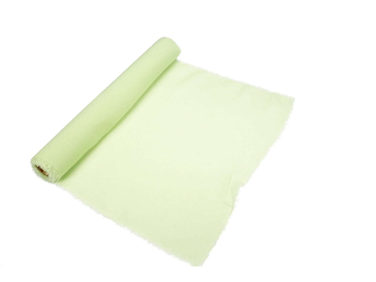 Runner in chiffon 26cmx3mt verde salvia