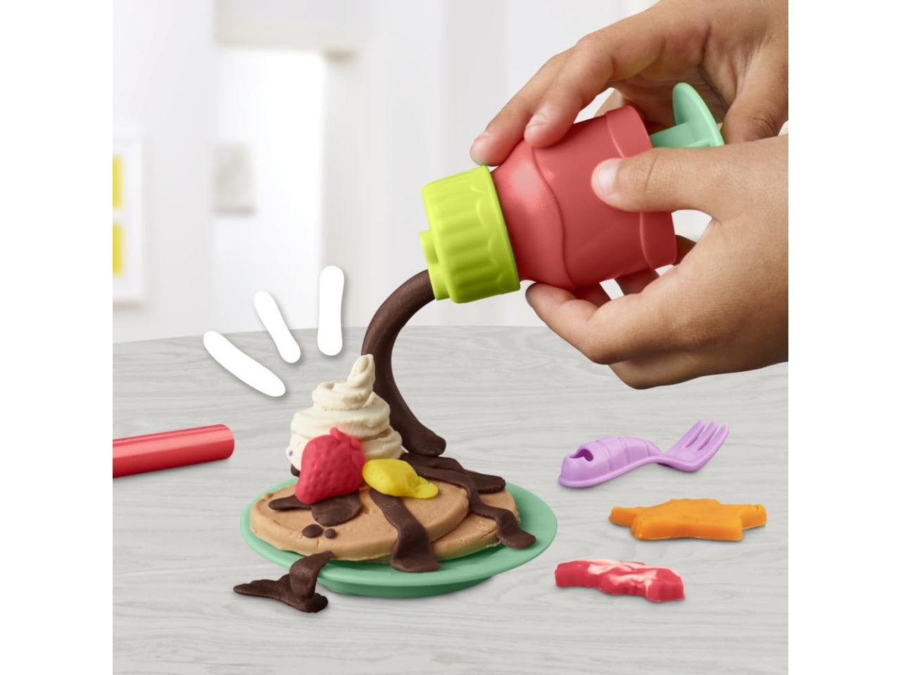 Play Doh flip pancakes playset