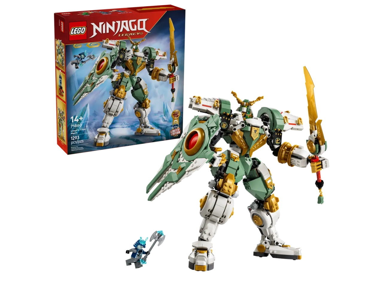 Lego Ninjago Mech Titano di Lloyd-15Â° anniversario