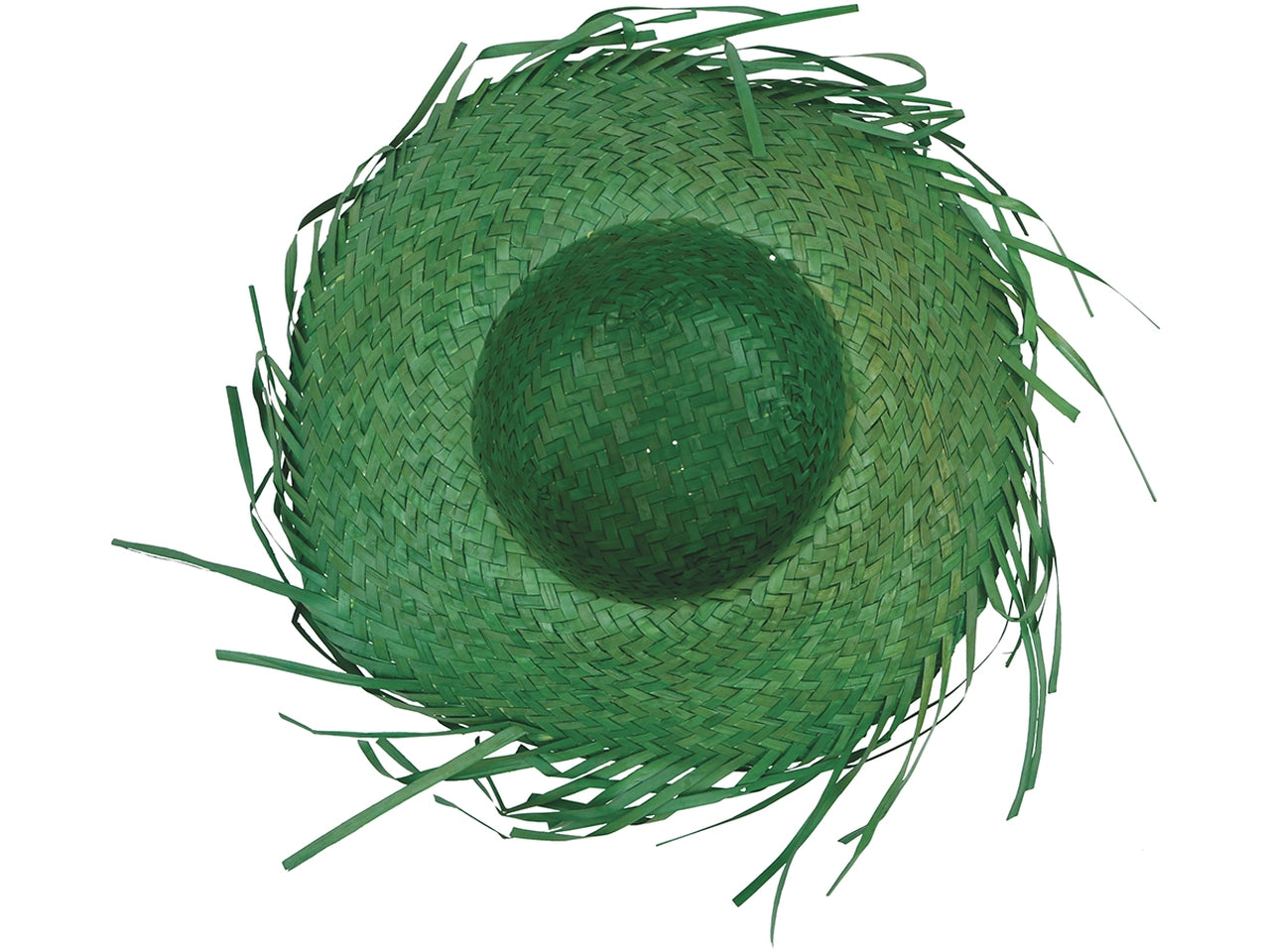 Cappello in paglia verde