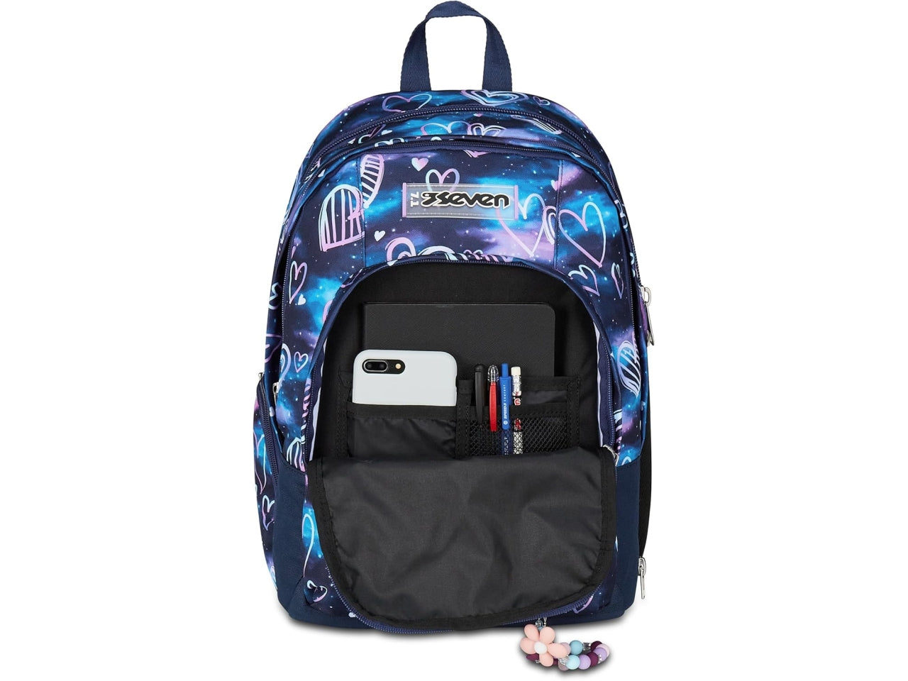 Zaino scuola dual detach seven gloomy heart$