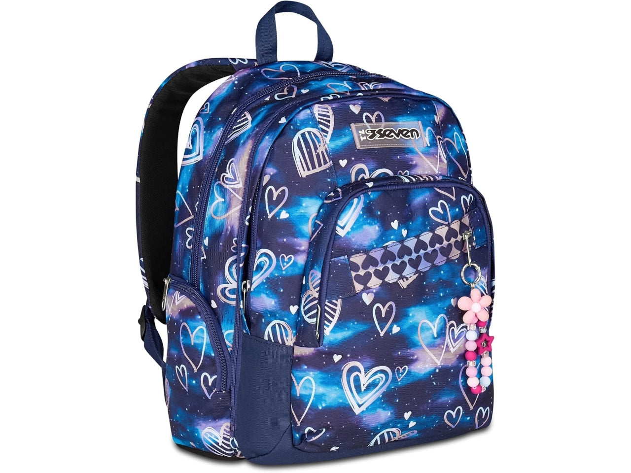 Zaino scuola dual detach seven gloomy heart$