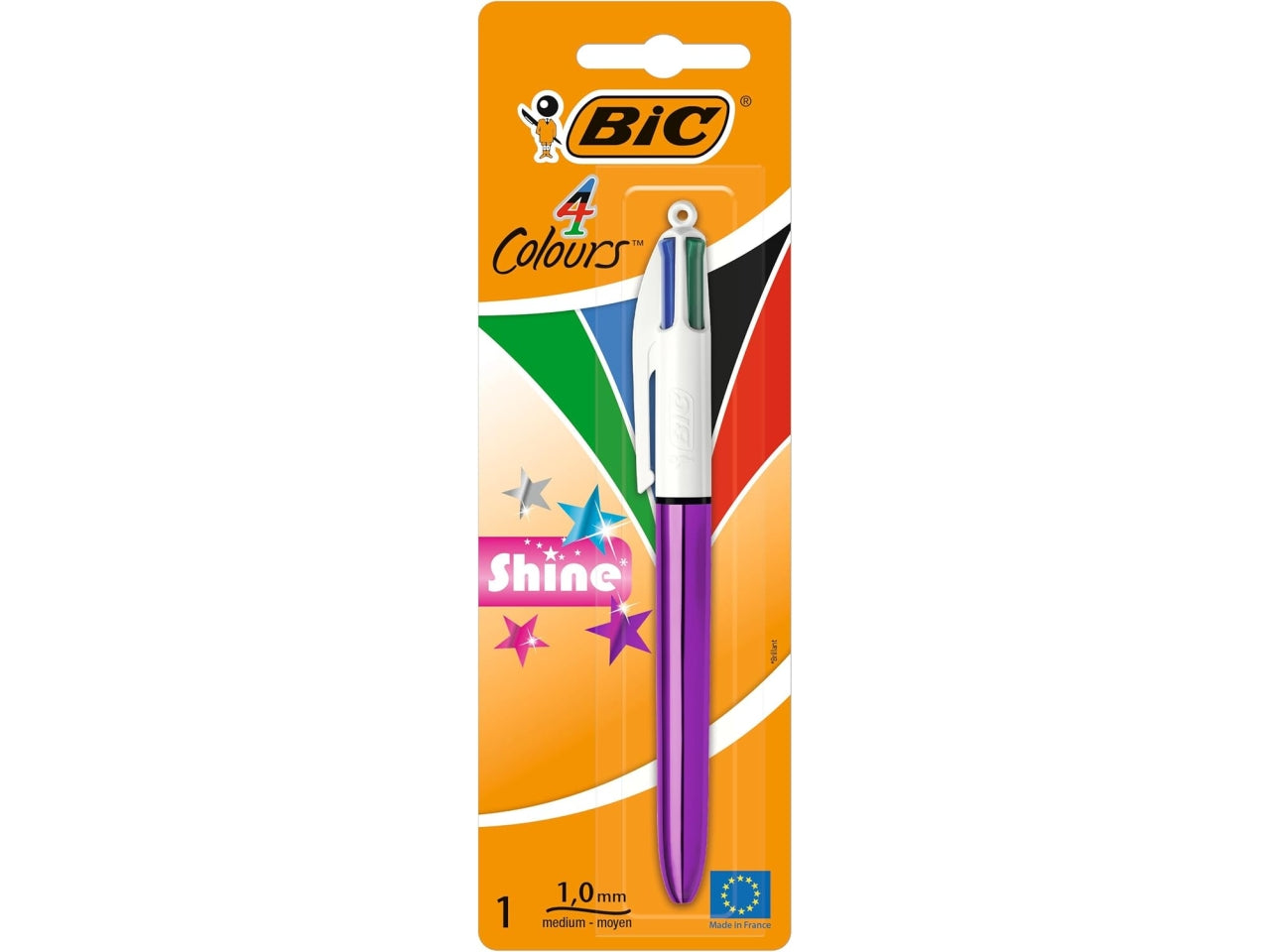 Penna Bic Shine 4 colori