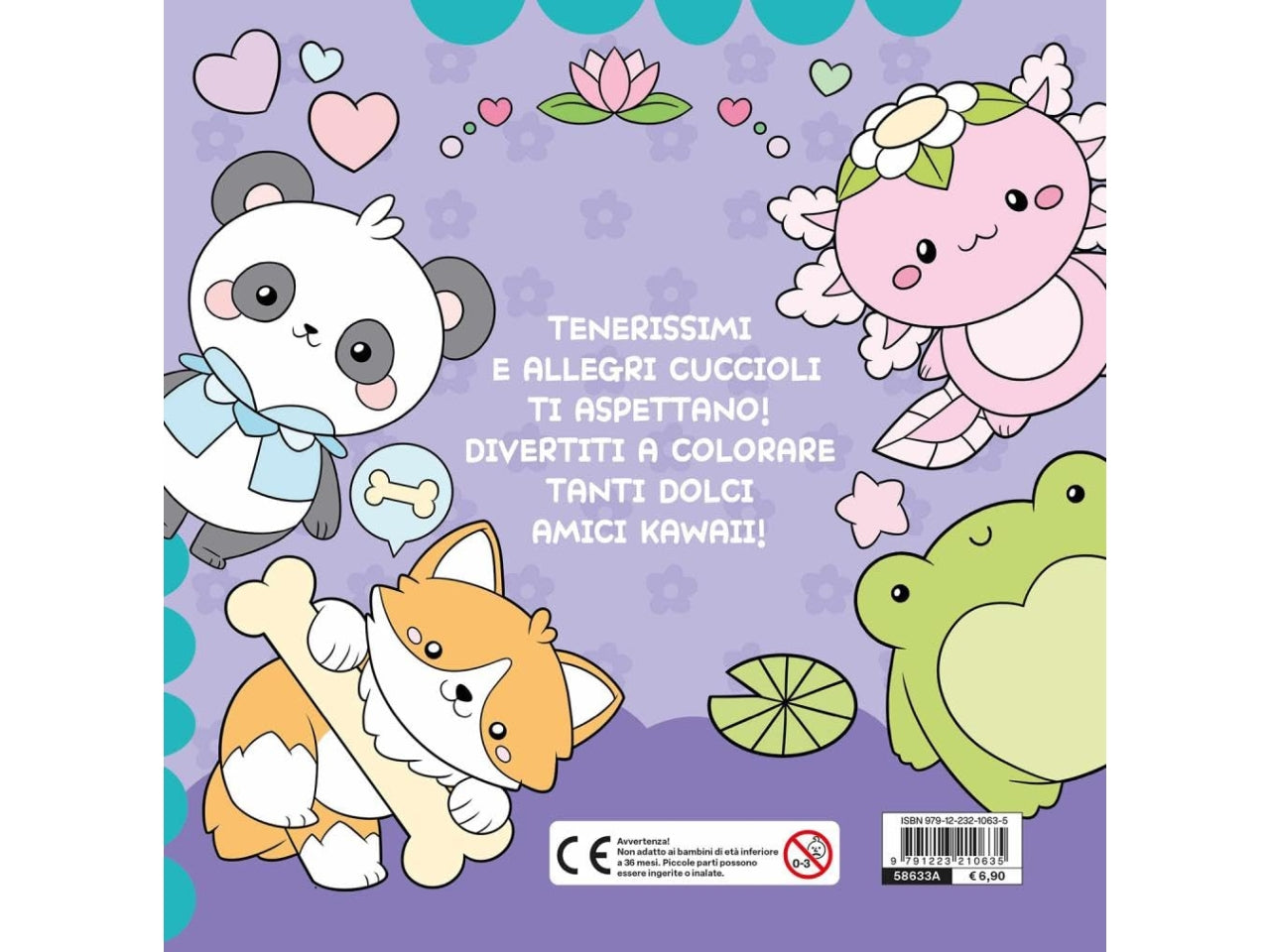Amici cuccioli kawaii color