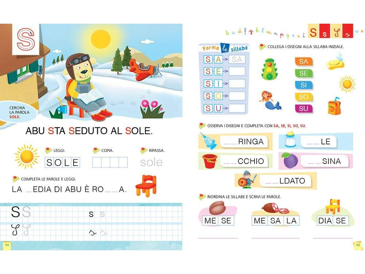 Imparo a leggere e a scrivere