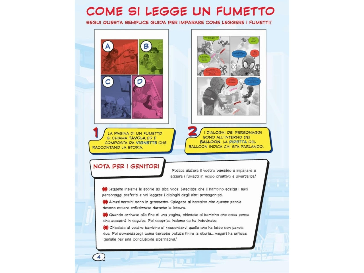 Spidey prime letture a fumetti