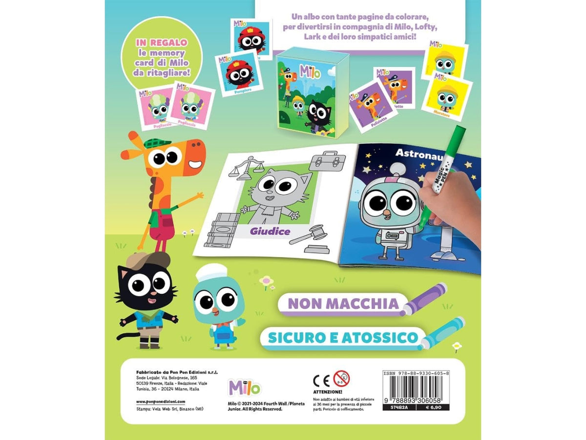 Milo albo magico scopri i mestieri