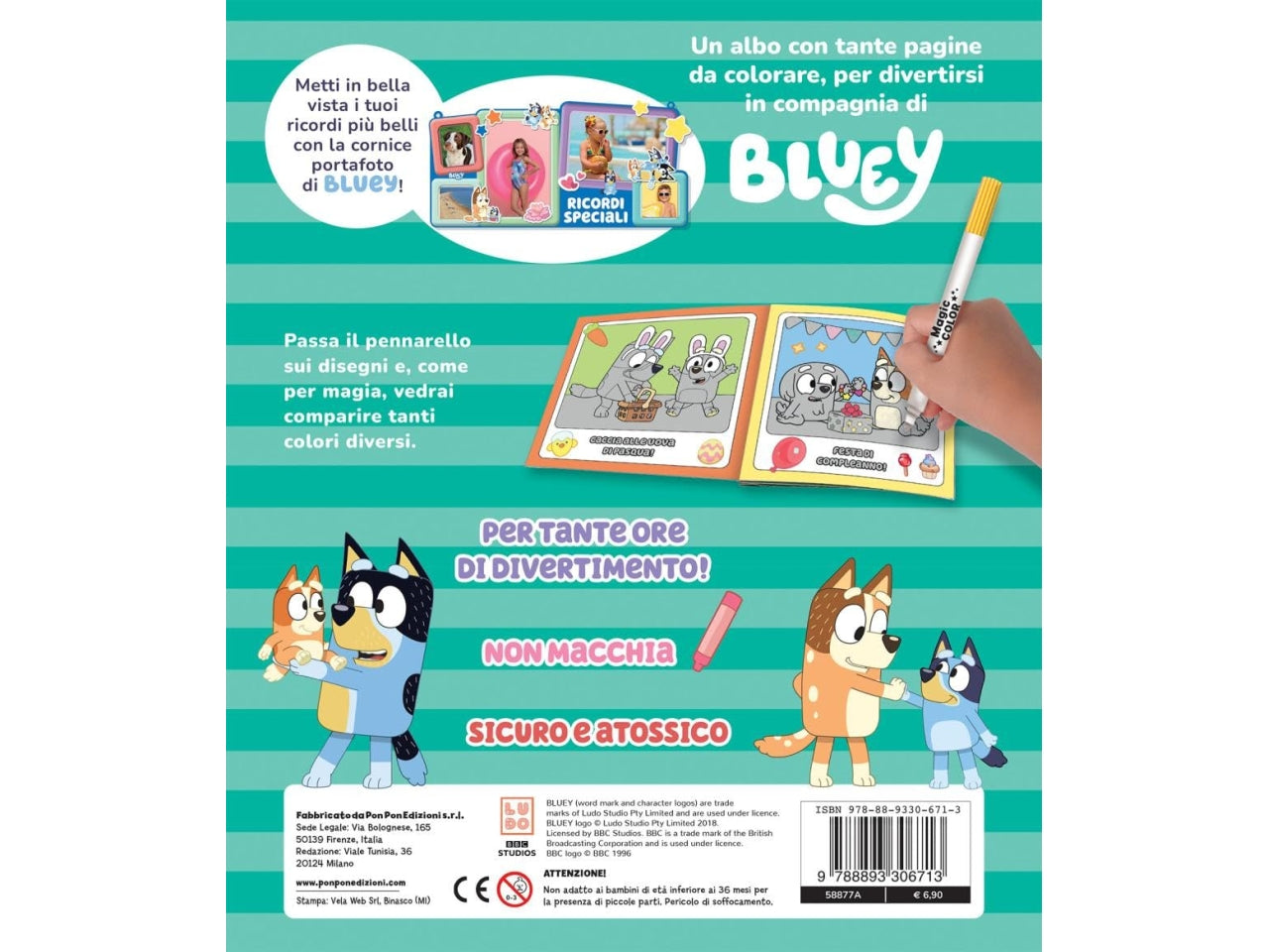 Bluey albo magico 6 ricordi speciali