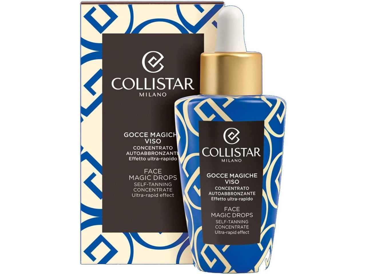 Collistar gocce magiche per viso concentrate e autoabbronzanti, confezione da 50ml