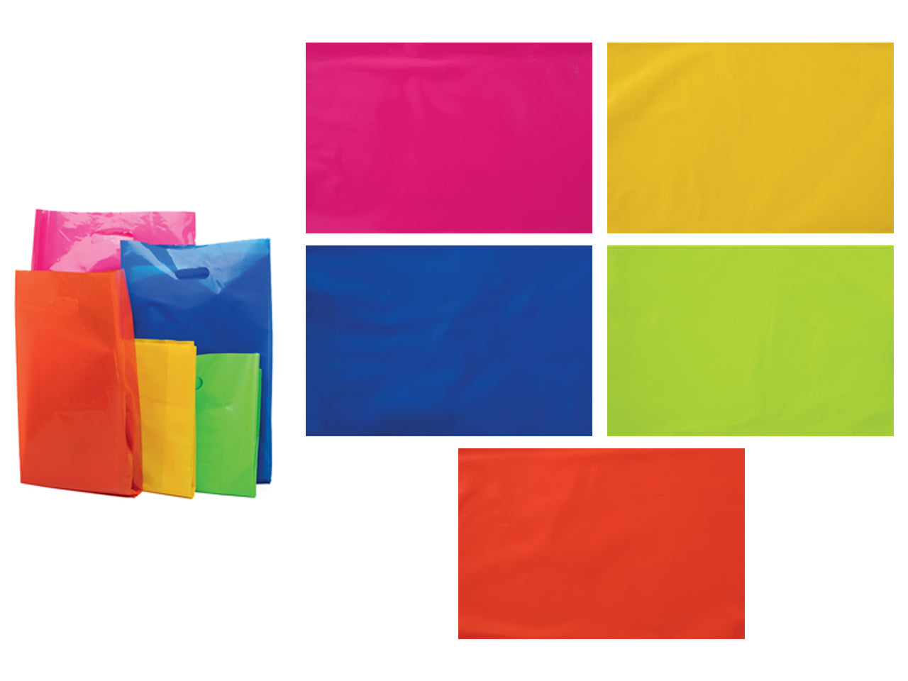 Buste Colours fondo pieno 15x30+4+4+3cm, confezione da 100 pezzi colori assortiti