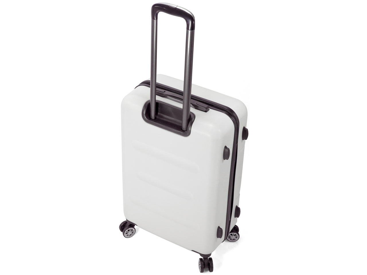 Trolley in abs 55xh.37x20 cerniera per estendere la capacita' da 35lt a 39lt con 4 ruote