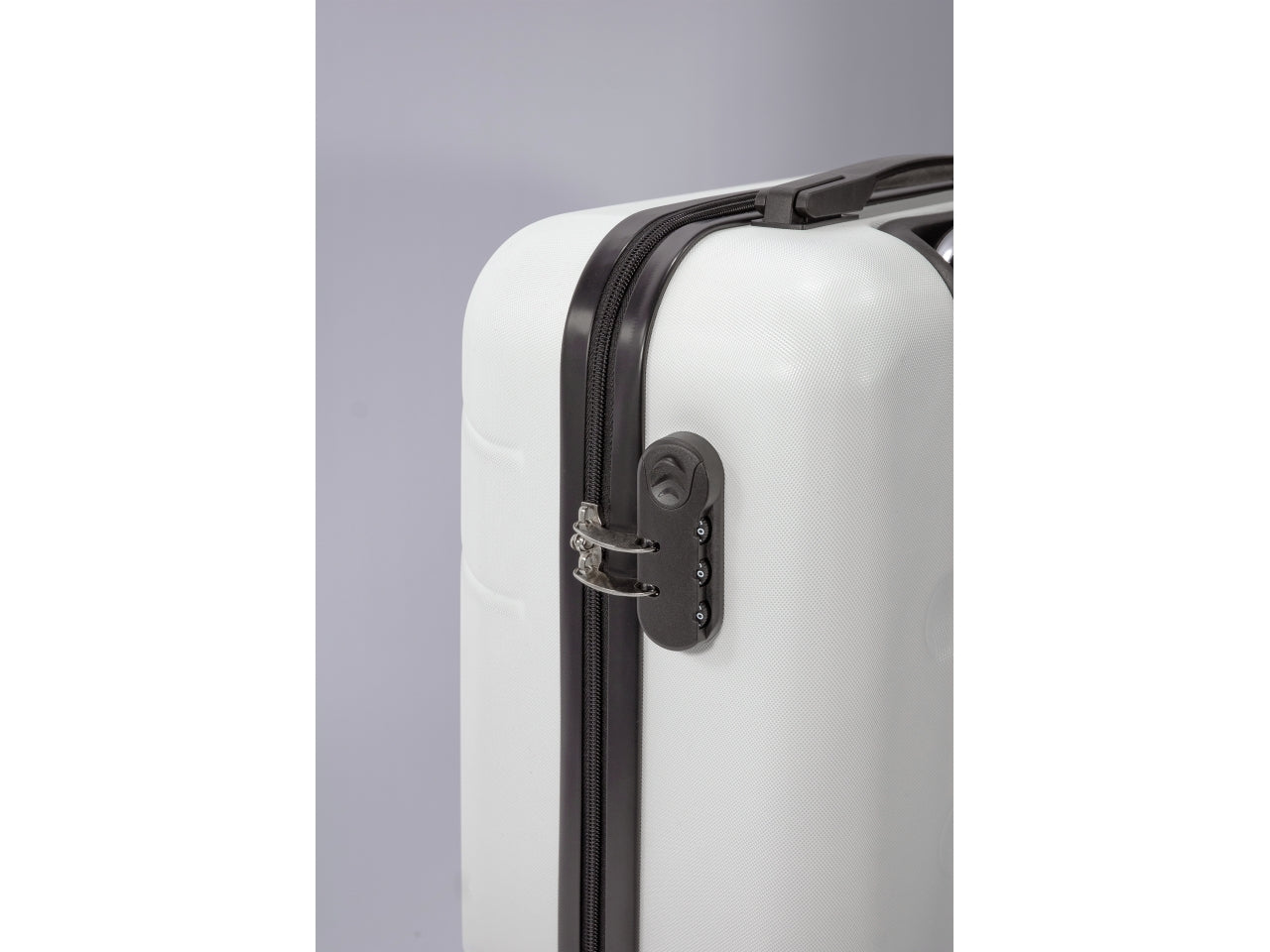 Trolley in abs 55xh.37x20 cerniera per estendere la capacita' da 35lt a 39lt con 4 ruote