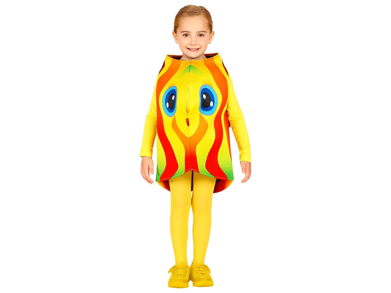 Costume pesce tropicale 116-128cm 4-7 anni