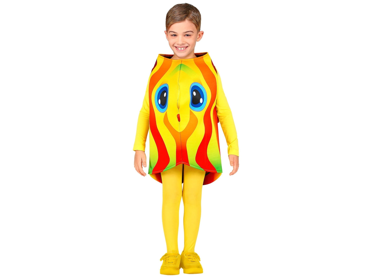 Costume pesce tropicale 116-128cm 4-7 anni
