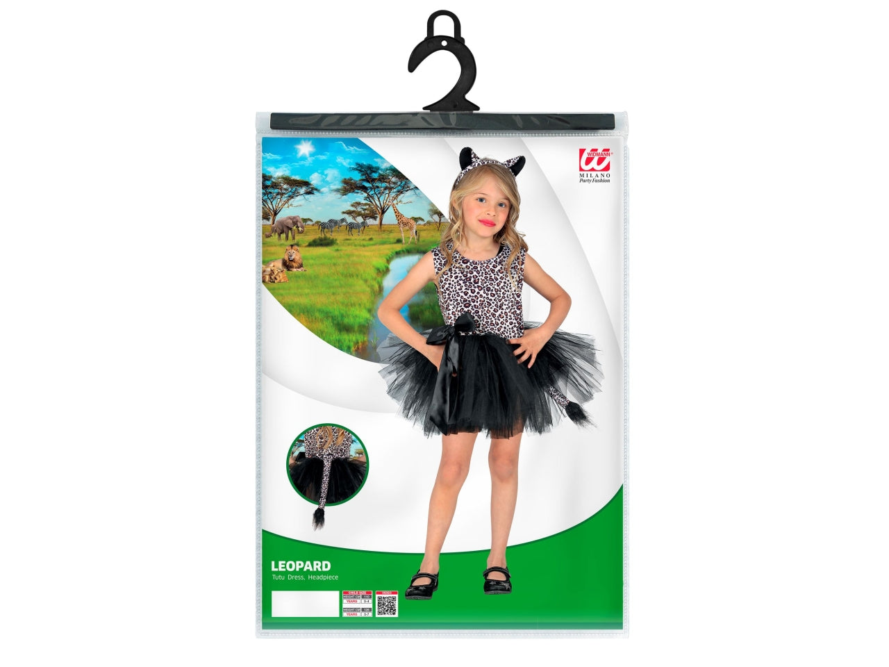 Costume leopardo 110cm 3-4 anni