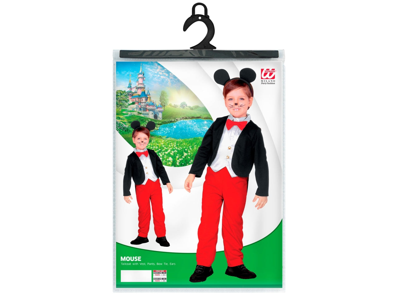 Costume topino 116cm 4-5 anni