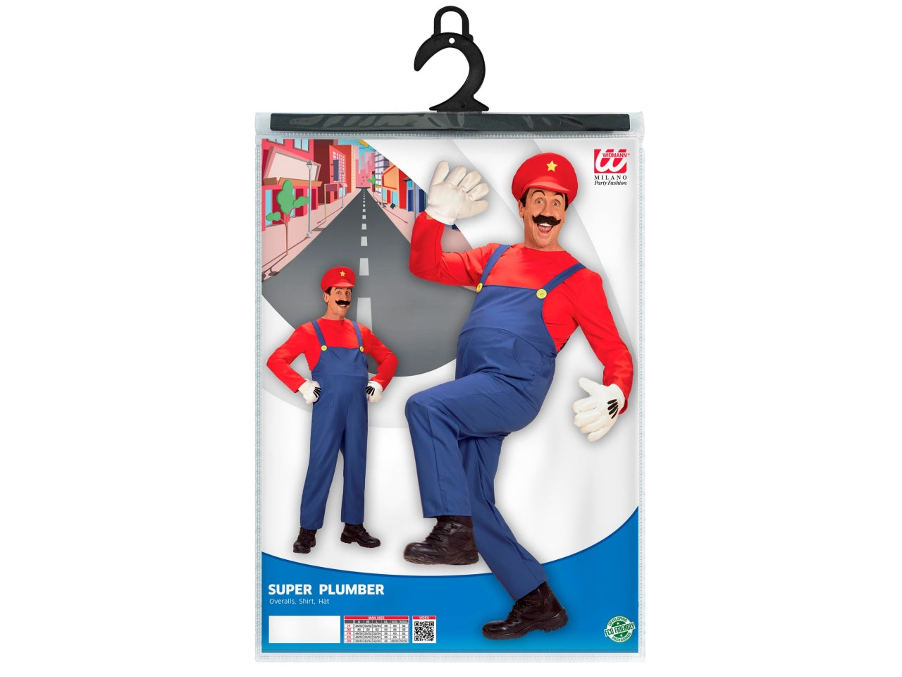 Costume adulto super idraulico taglia M