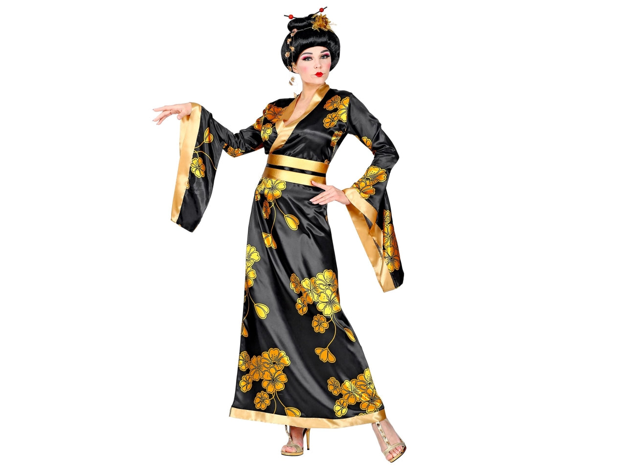 Costume adulto geisha kimono taglia S