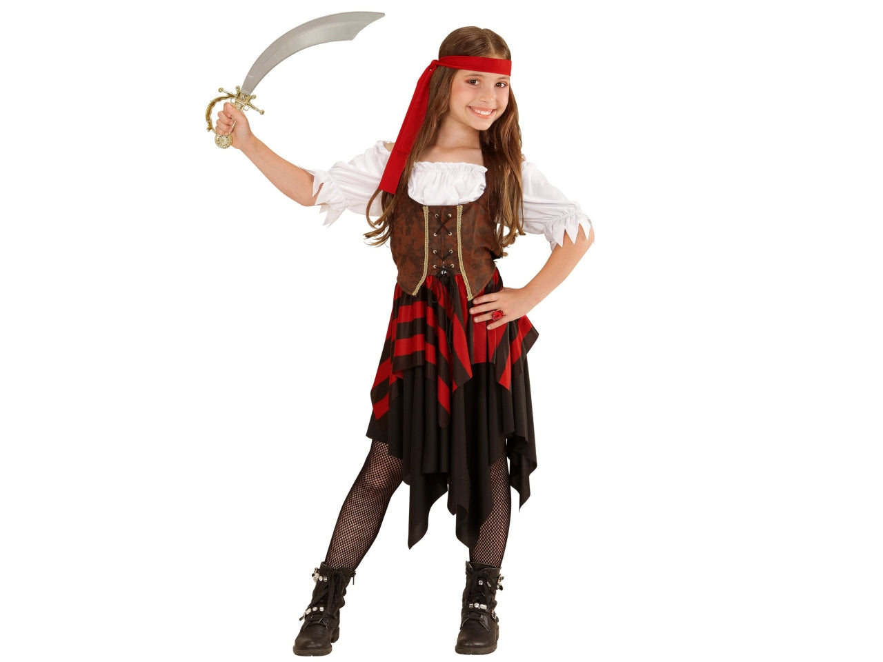 Costume piratessa 128cm 5-7 anni