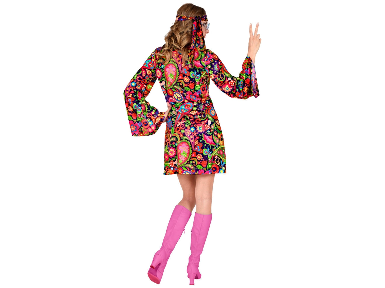 Costume adulto hippie girl taglia M