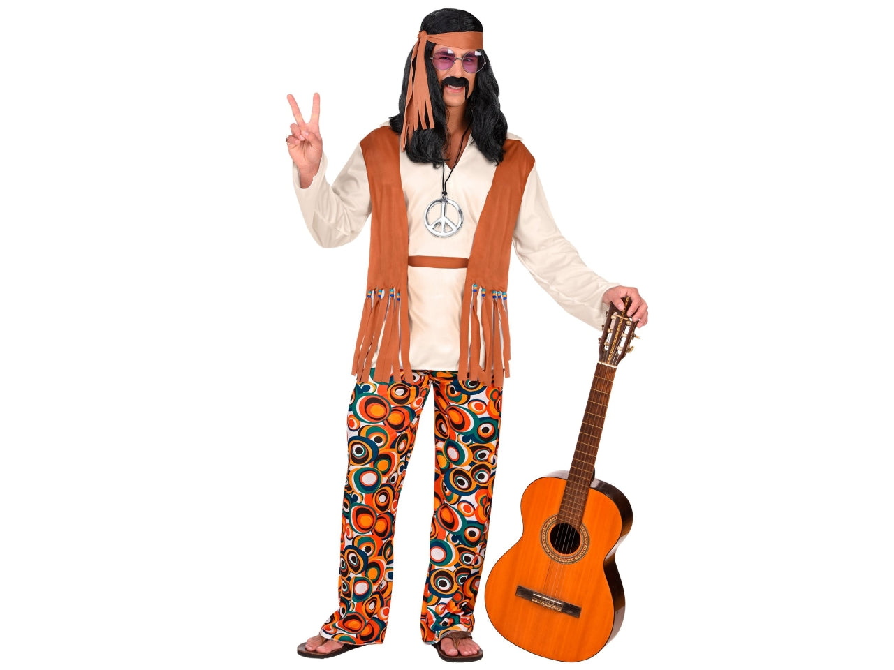 Costume adulto hippie boy taglia L