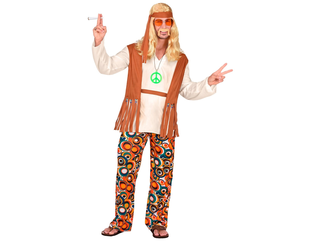 Costume adulto hippie boy taglia L
