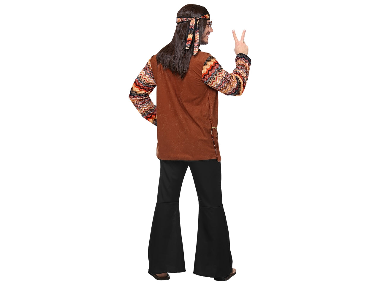 Costume adulto hippie uomo taglia M