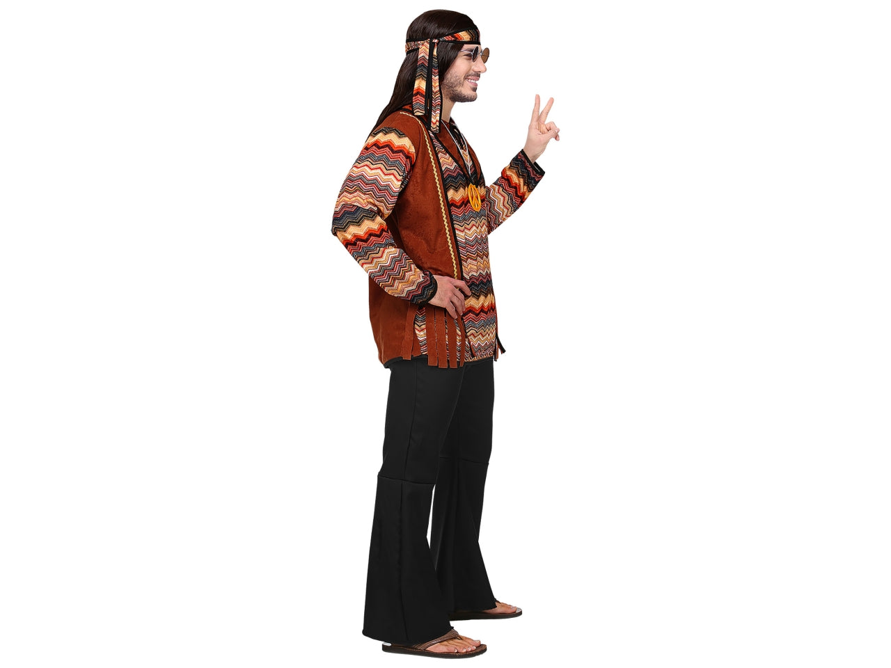 Costume adulto hippie uomo taglia L