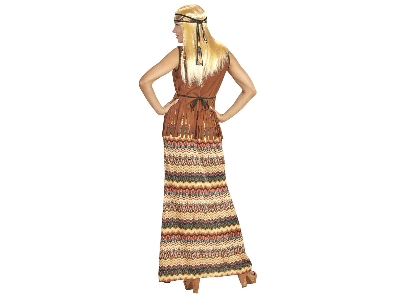 Costume adulto hippie donna taglia S