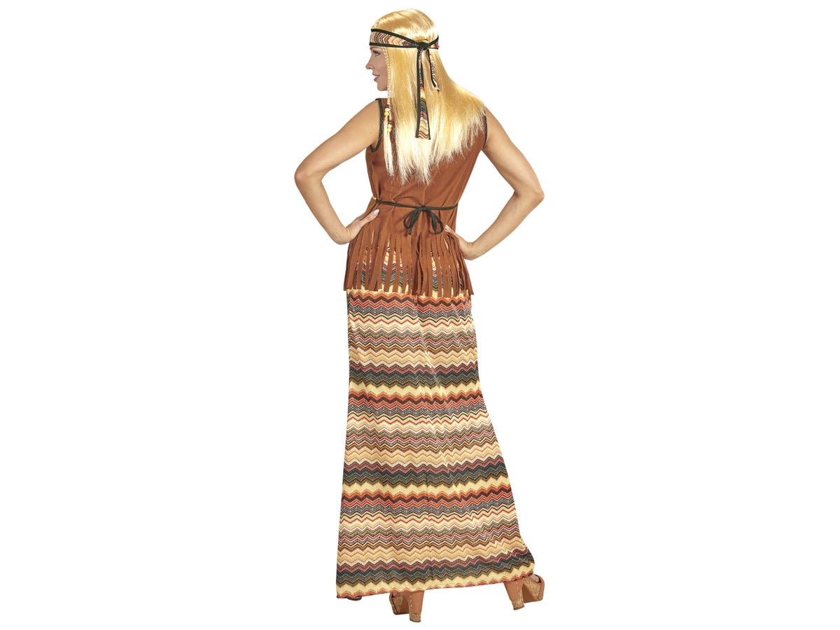Costume adulto hippie donna taglia S