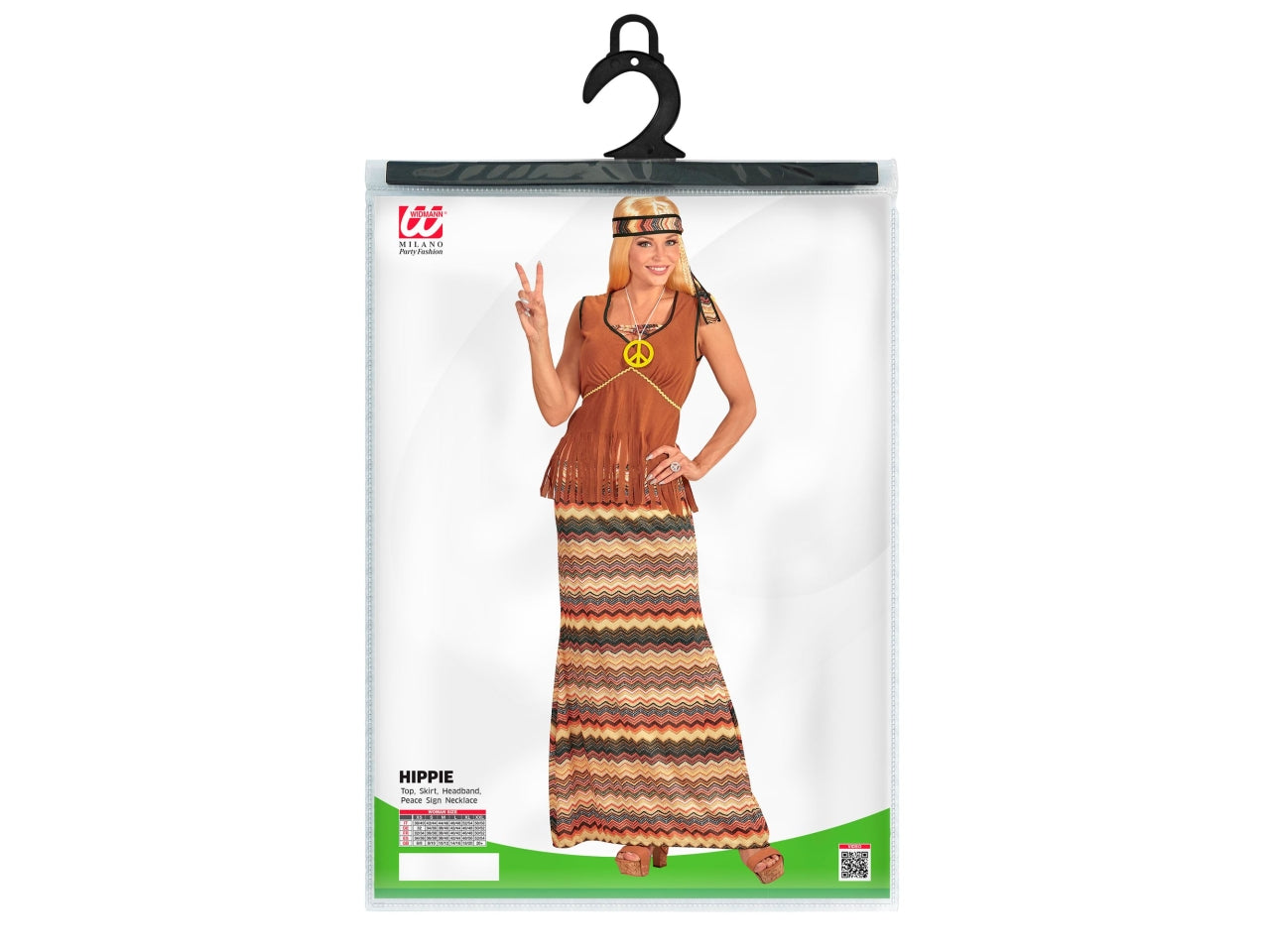Costume adulto hippie donna taglia S