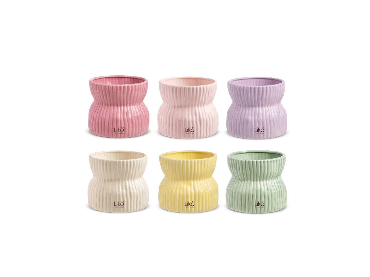 Linfa cachepot d.8xh.8cm in 6 assortimenti