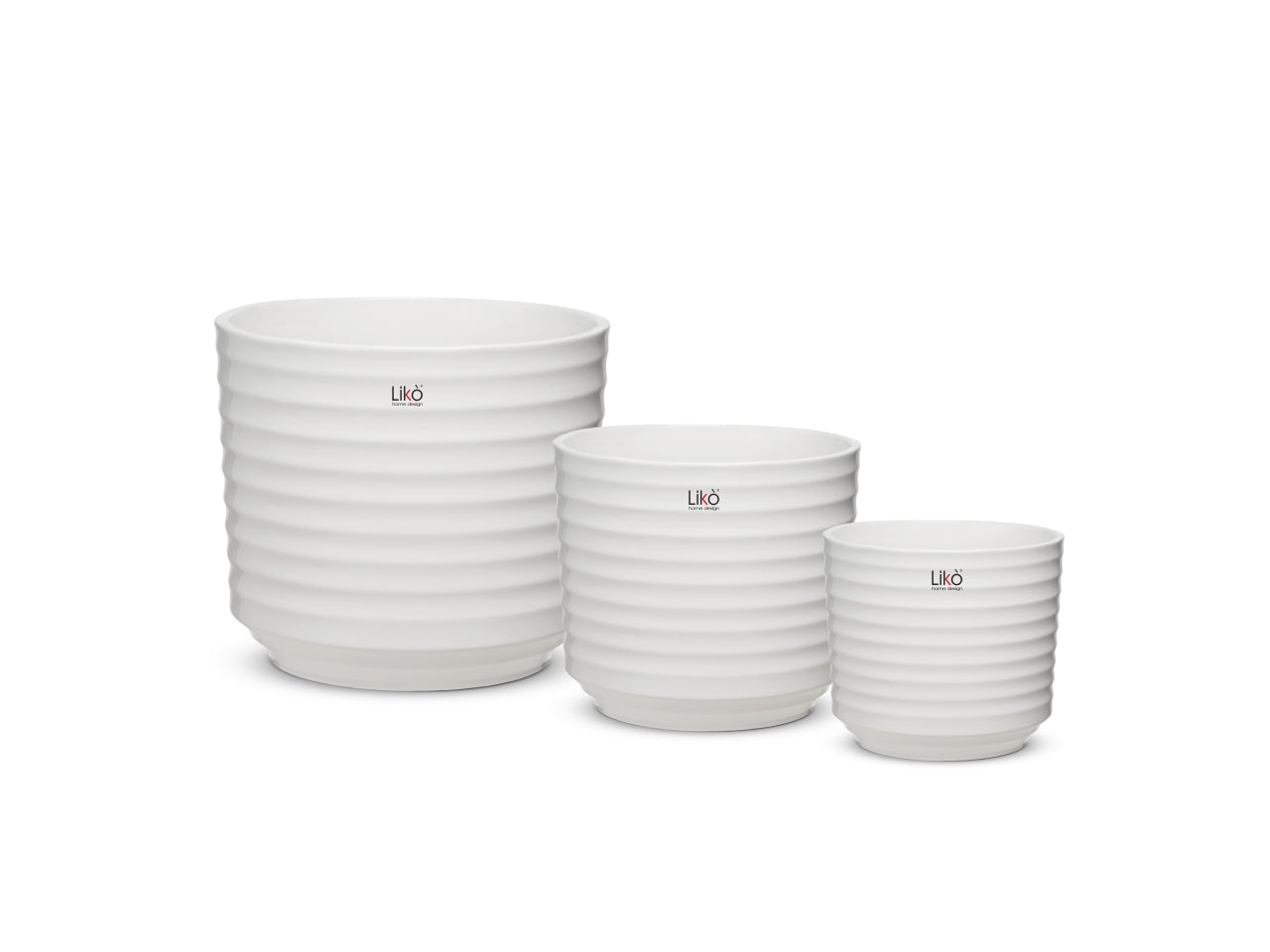Amy Tris d.21,5+17+13,5cm bianco