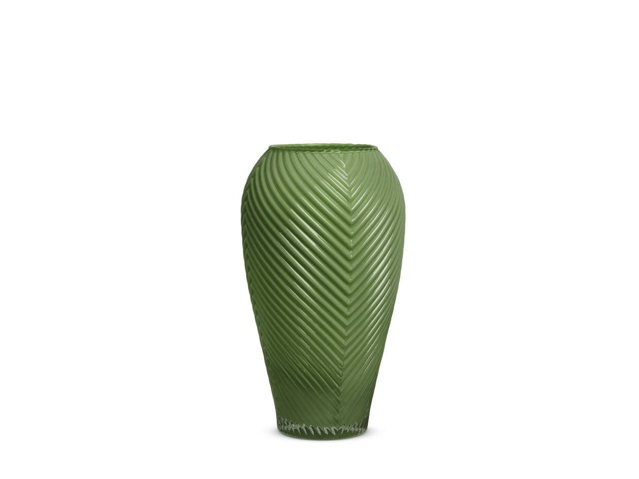 Kamila vaso h.26xd.14cm verde militare