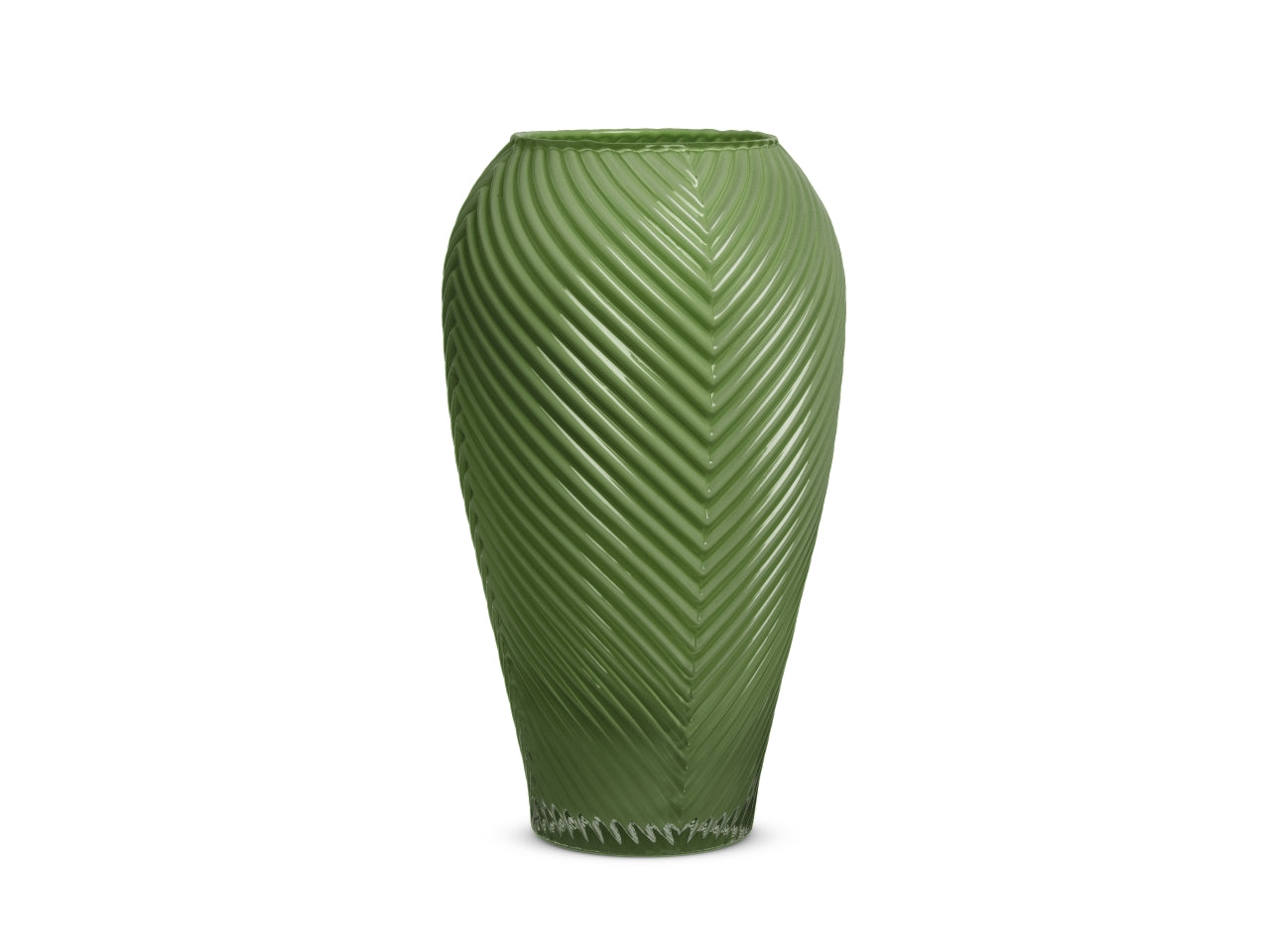 Kamila vaso h.40xd.19cm verde militare