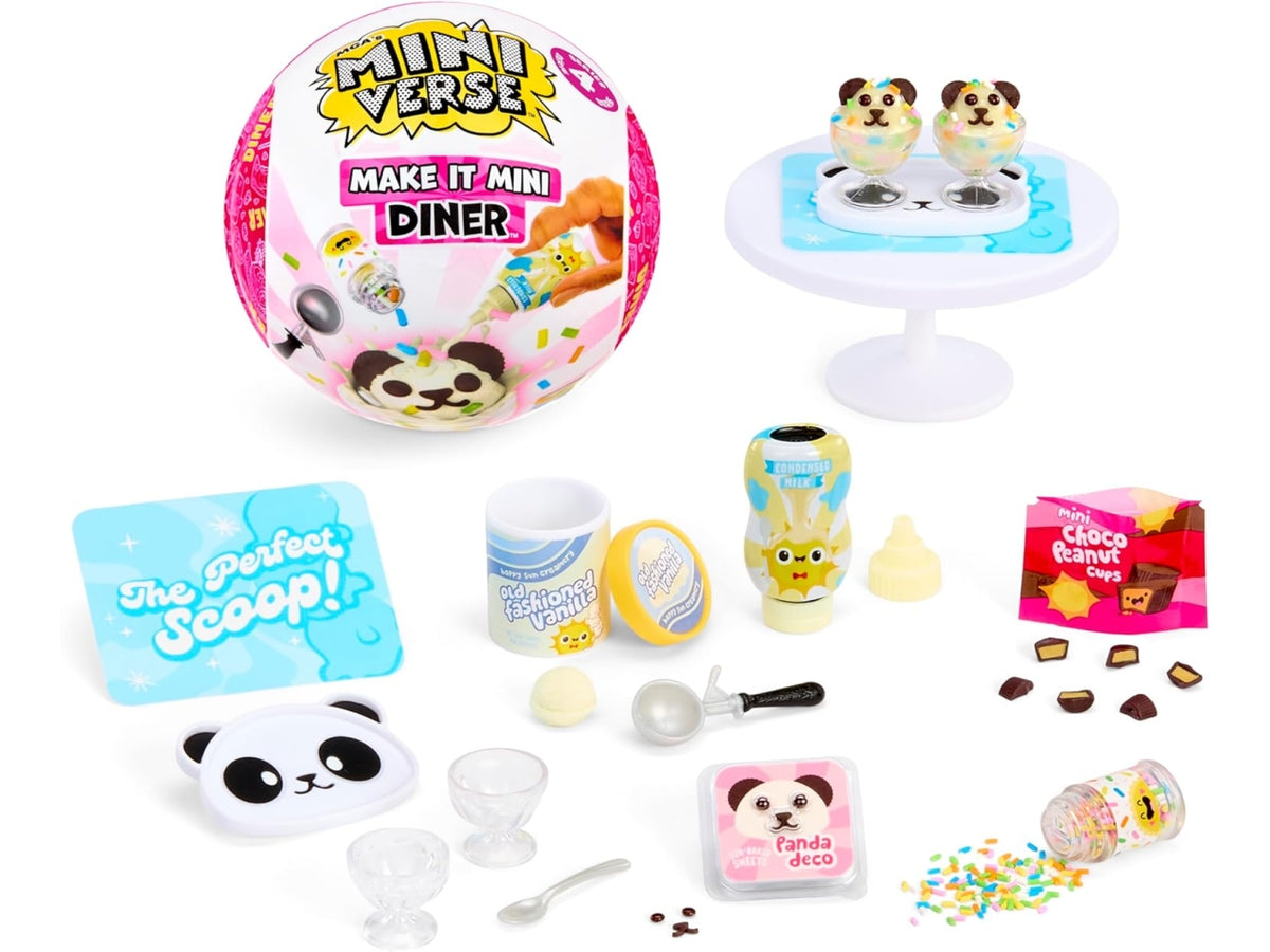 Mga's miniverse- make it mini foods: diner in  series 4wave