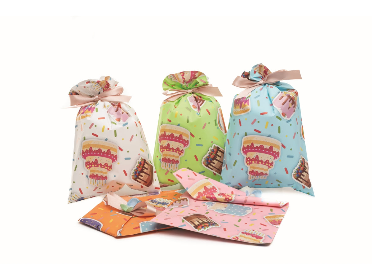 Buste cakes 16x25cm, confezione da 100 pezzi assortite