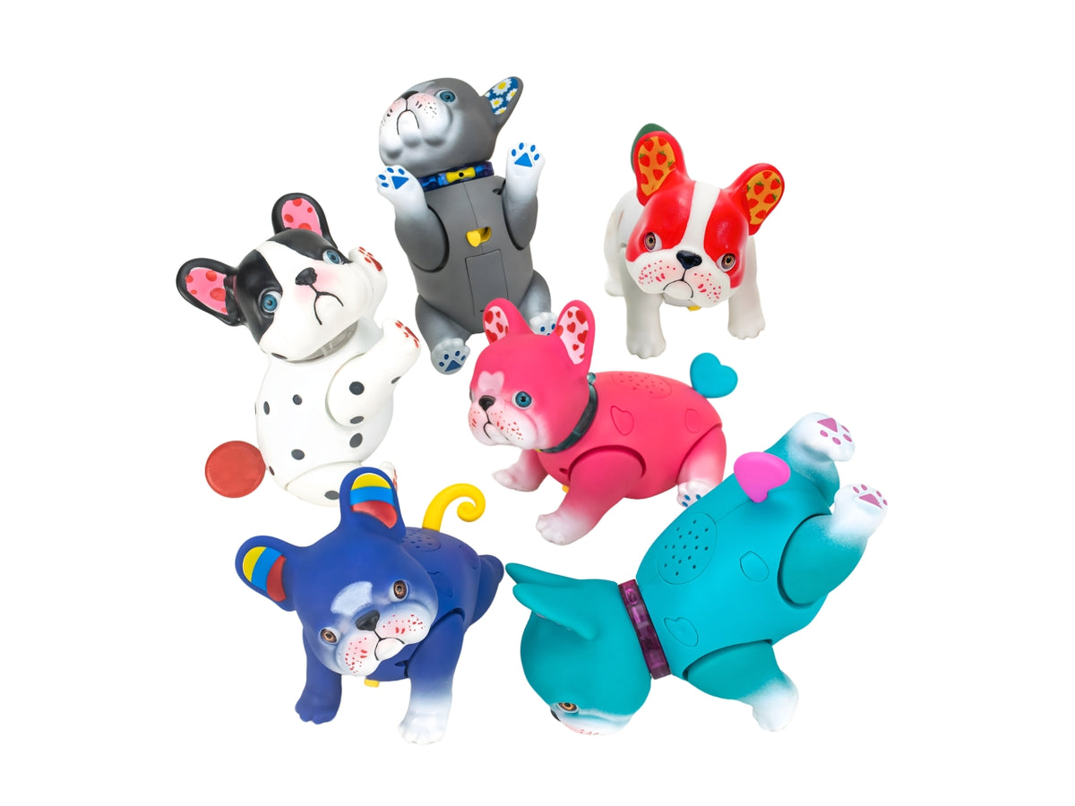 Kibo mini bulldog francese interattivo con oltre 40 suoni touchâactivati e 20 canzoni