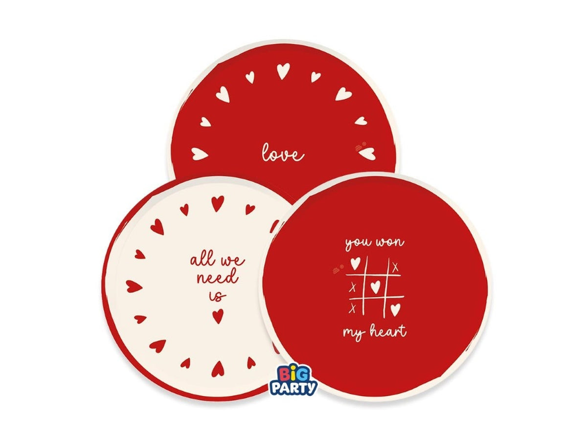 Piatti Mix With Love 18cm set da 6 piatti