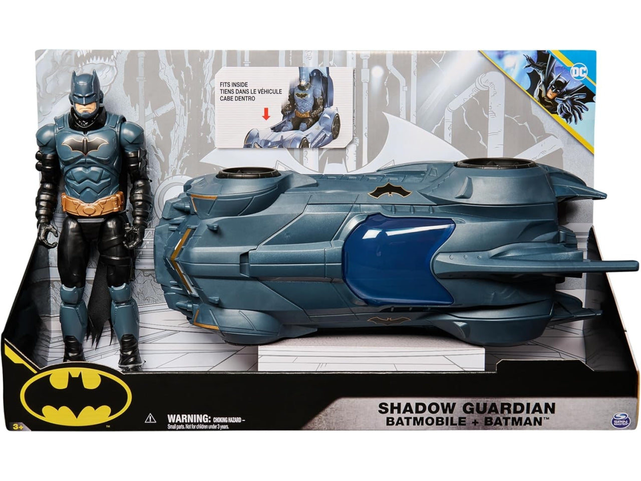 Batman con shadow guardian batmobile