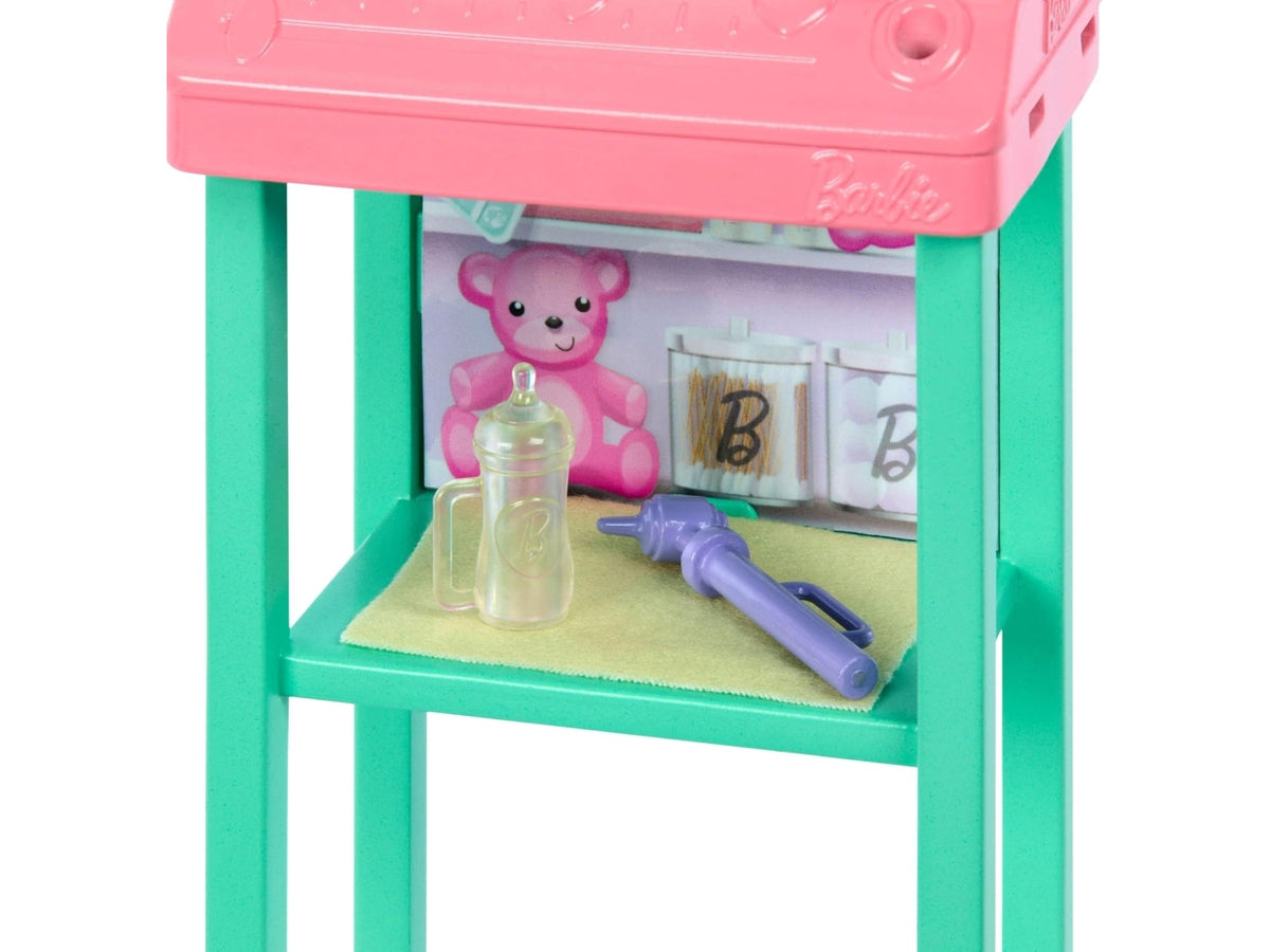 Barbie new nurturing playset assortiti