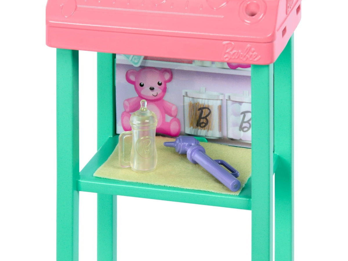 Barbie new nurturing playset assortiti